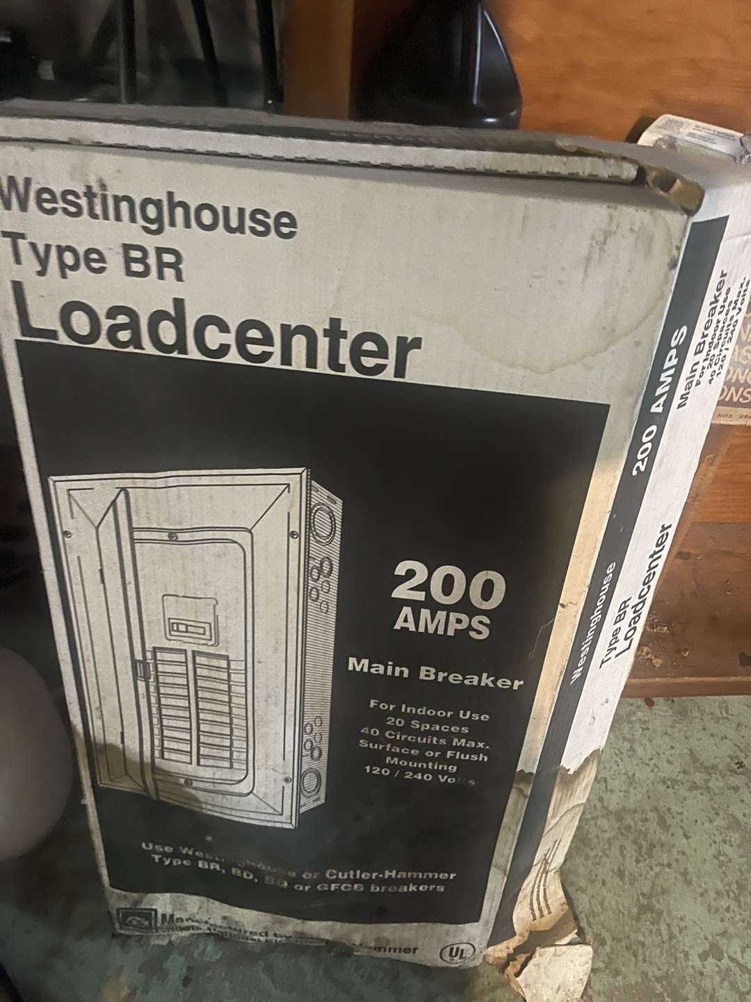 Westinghouse 200 Amp Load Center - Type BR