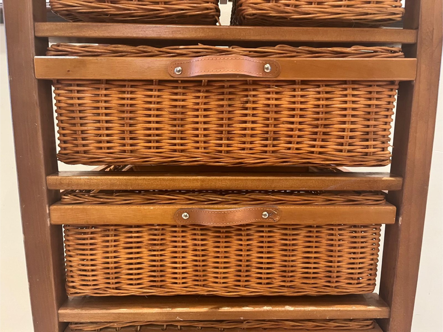 Beautiful rattan tall boy dresser $80 firm - photo 4