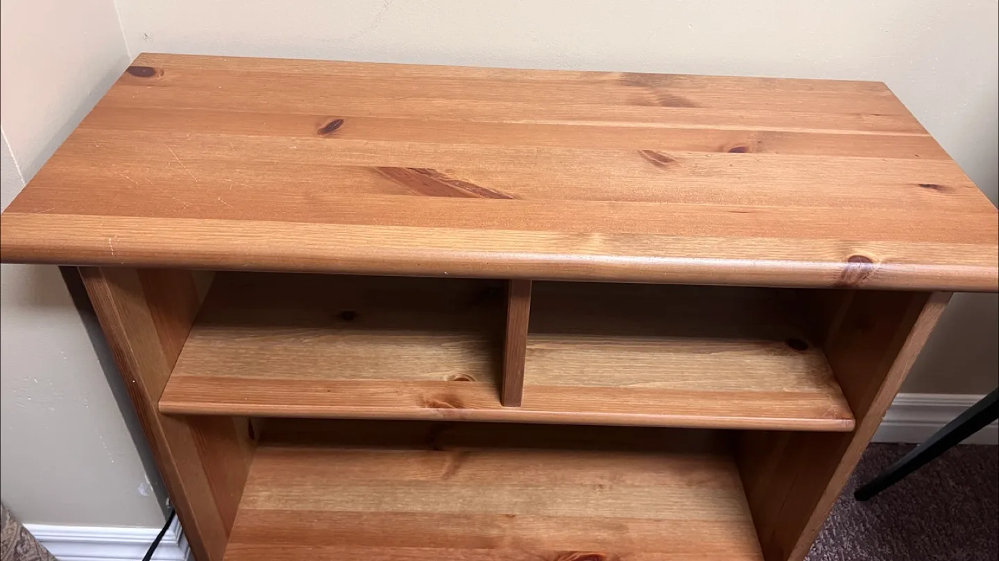 IKEA Hemnes Wooden Shelving Unit thumbnail
