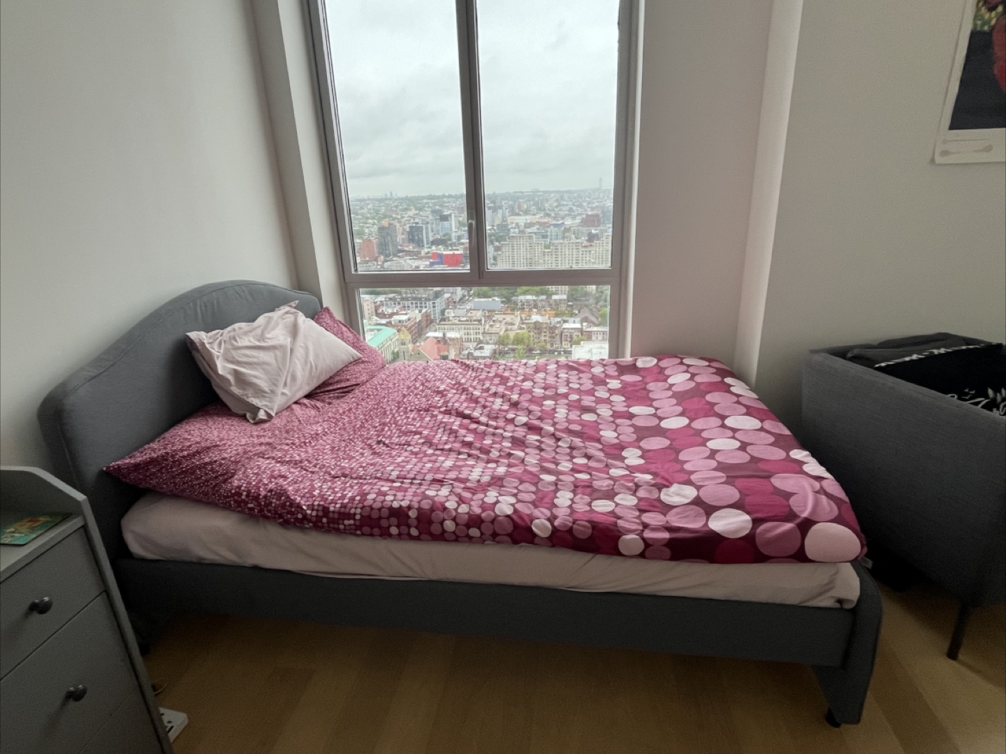 Moving Sale – Bed, Chest of Drawers/Dresser and Armchair