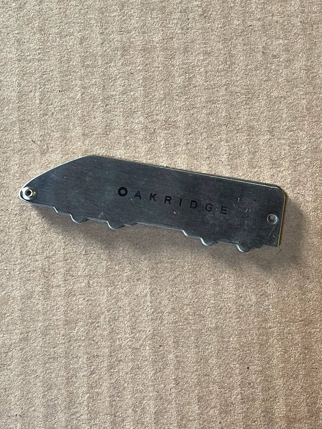 Oakridge Bullet Train Luggage Tag thumbnail