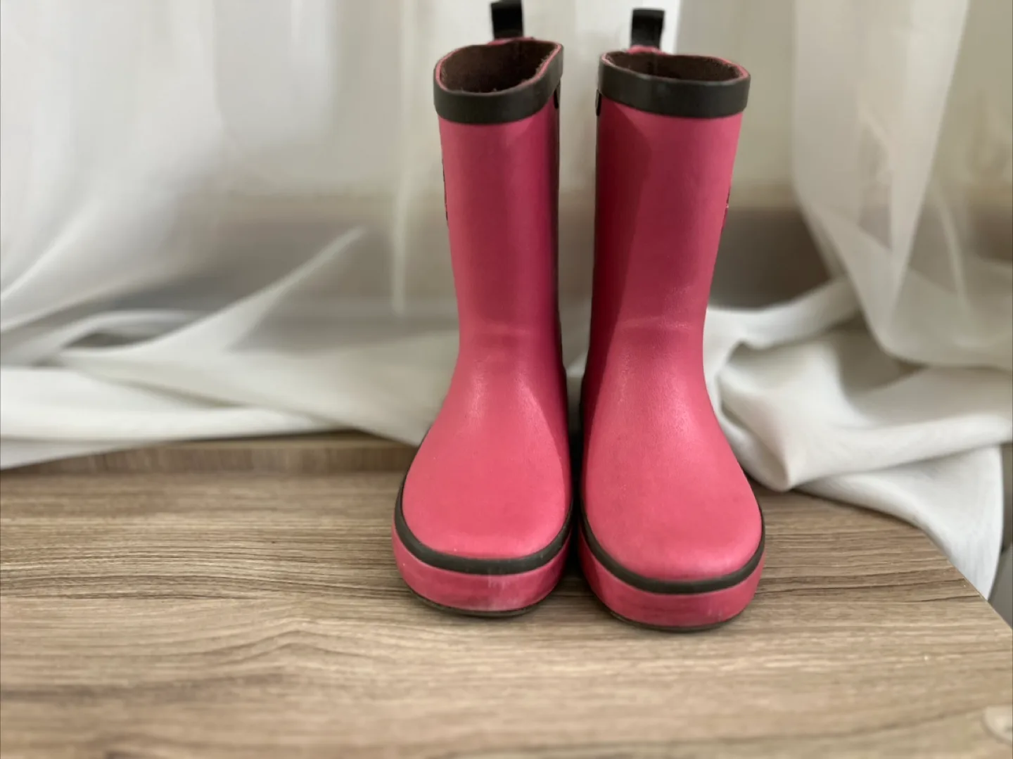 ☔️🌧️ toddler / kids Pink Rain Boots - Size 25 (8US?) thumbnail