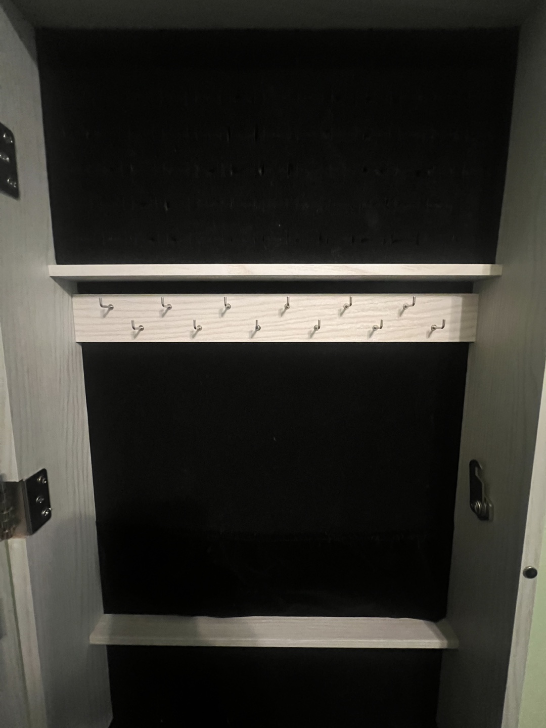 Full Length Mirrored Jewelry Armoire Cabinet - photo 3