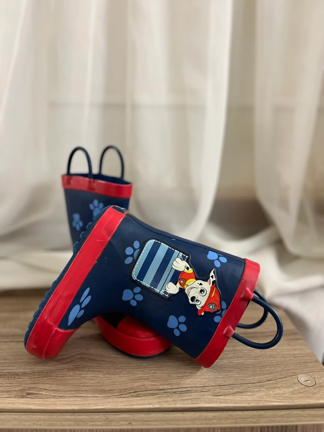 🚓🌧️ Paw Patrol Toddler Rain Boots - Size 8 (25) image indicator(5)