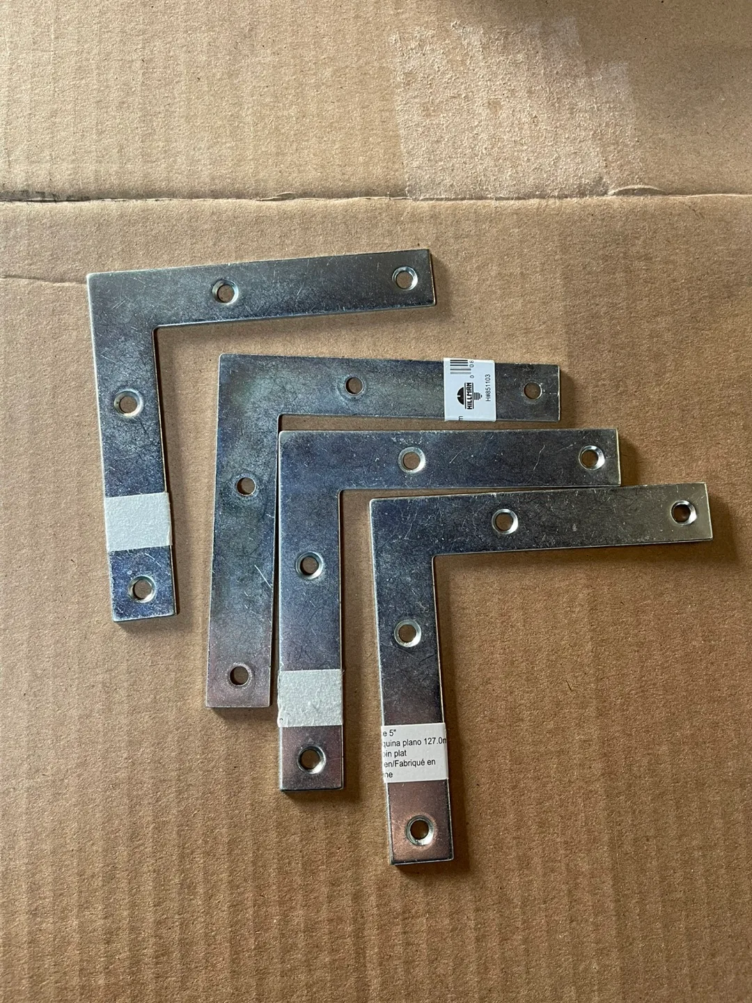 Five Metal Corner Brackets thumbnail