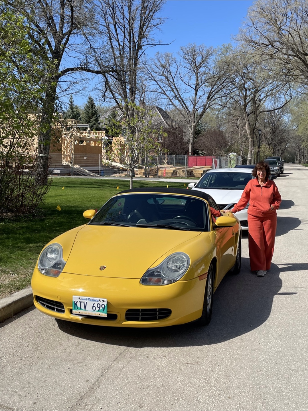 Porsche Boxster Convertible - Yellow