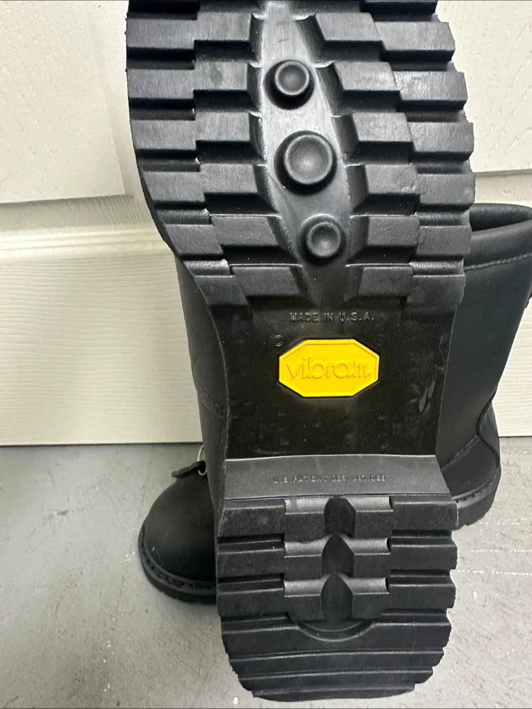 Safety boot: Rocky Men's GTX 802A Black Leather Boots - Size 7.5 image indicator(3)