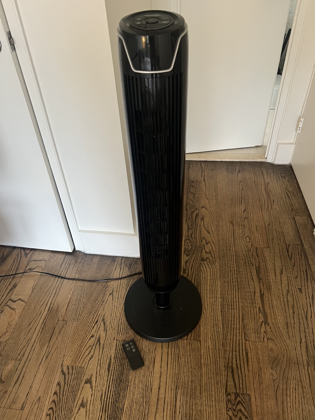 Standing fan with remote control