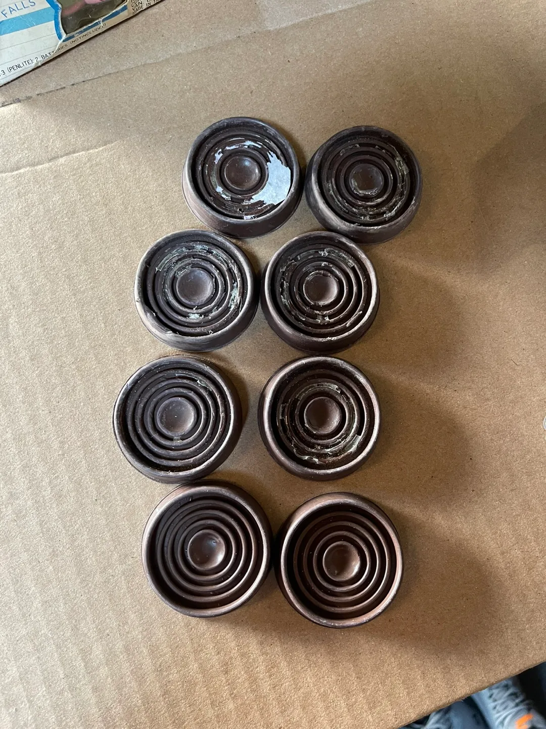 Certified 1 3/8" Round Rubber Furniture Cups (4-pack) image indicator(3)