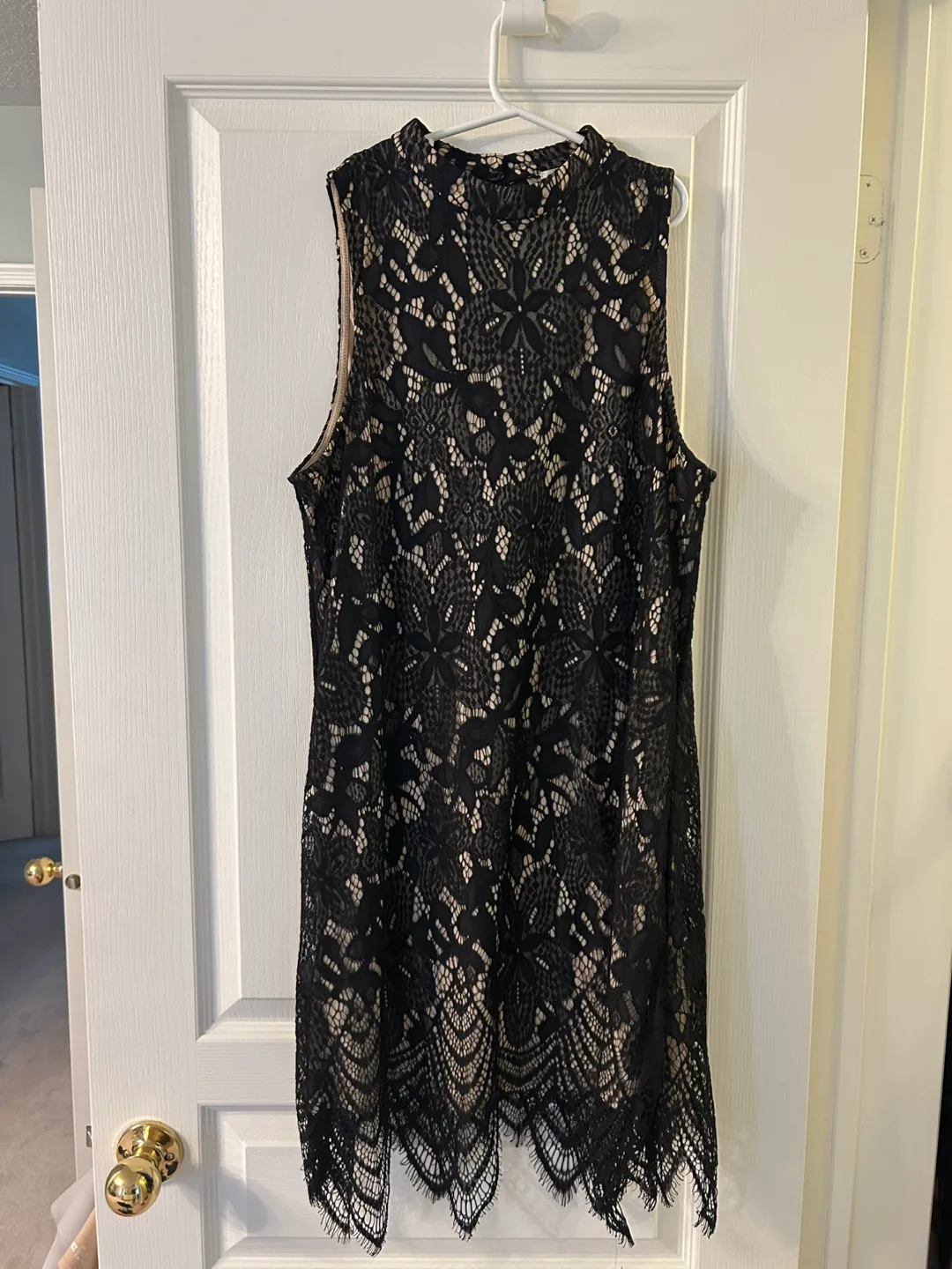 Love Fire Black Lace Dress Size L/G thumbnail