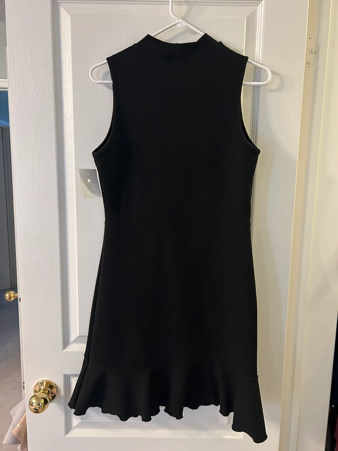 Caution to the Wind Black Mini Dress image indicator(2)