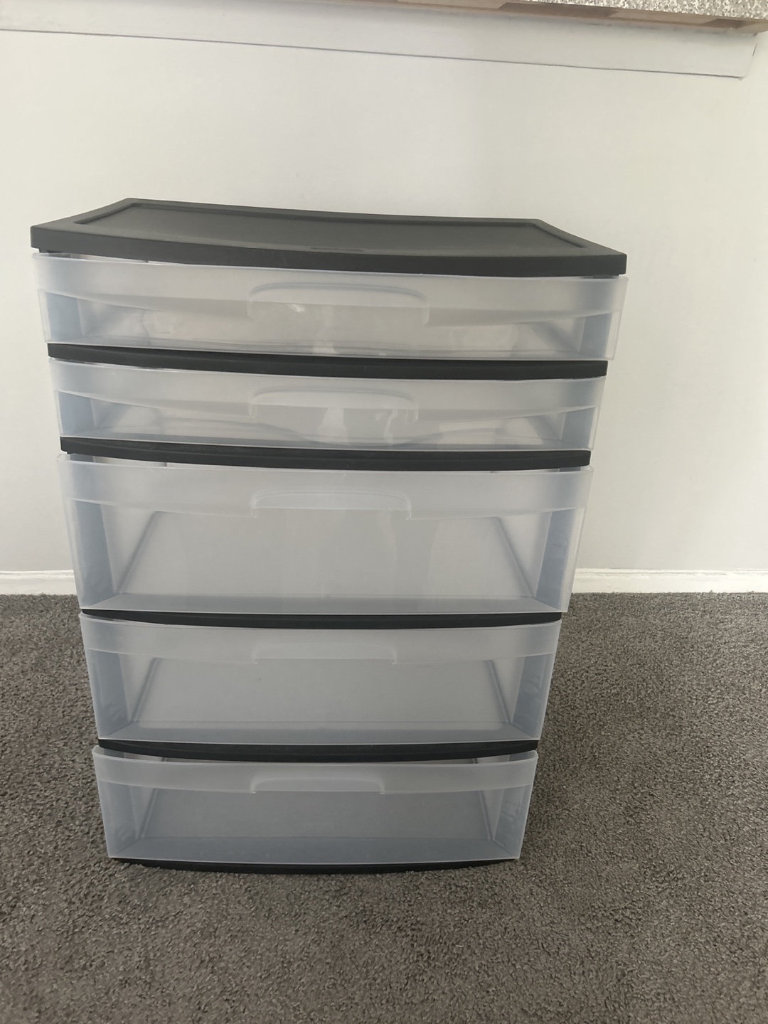 5-Drawer Plastic Storage Cart - photo 2