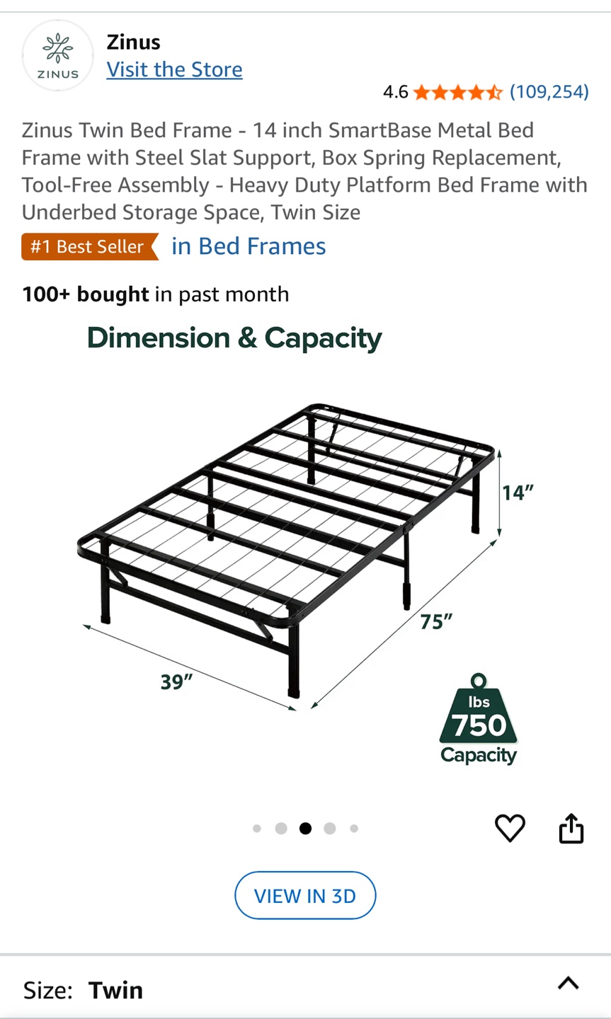 Twin / Single Bed Frame - photo 4