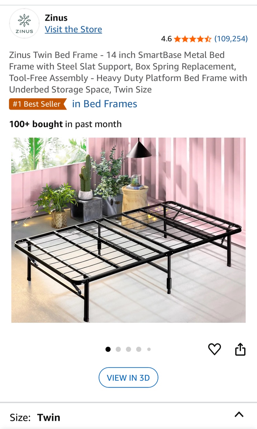 Twin / Single Bed Frame