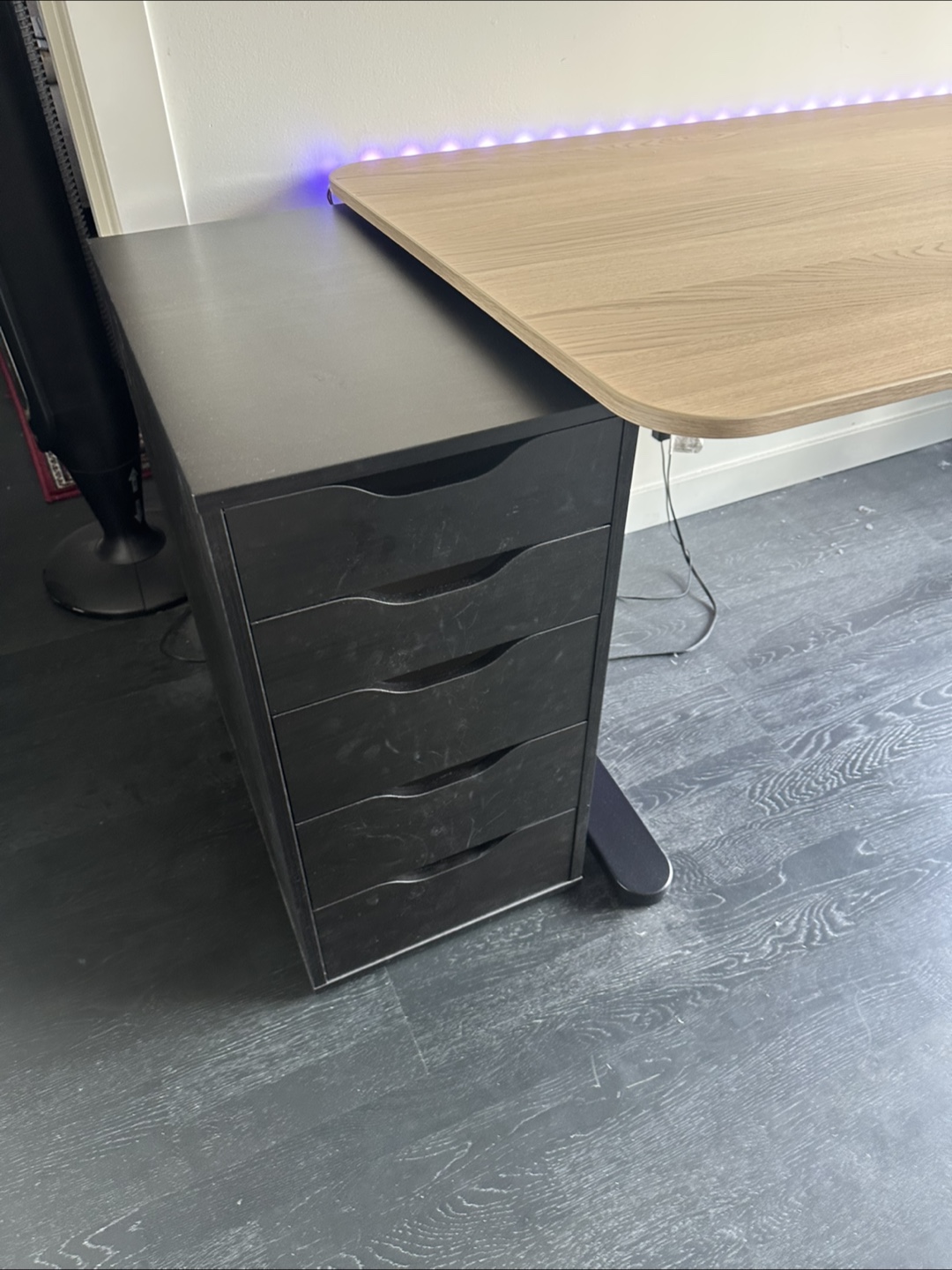 IKEA Alex Drawer Unit - Black-Brown - photo 2