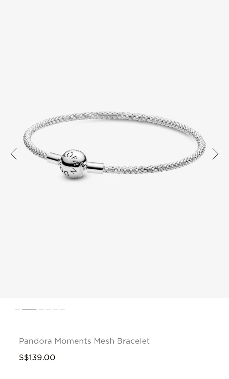 Authentic Pandora Bracelet Set – Retired Charms – Excellent Cond image indicator(7)