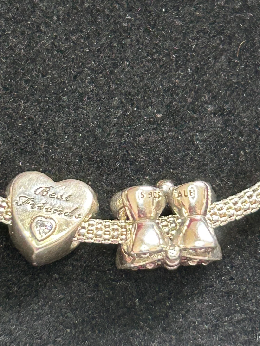 Authentic Pandora Bracelet Set – Retired Charms – Excellent Cond image indicator(2)