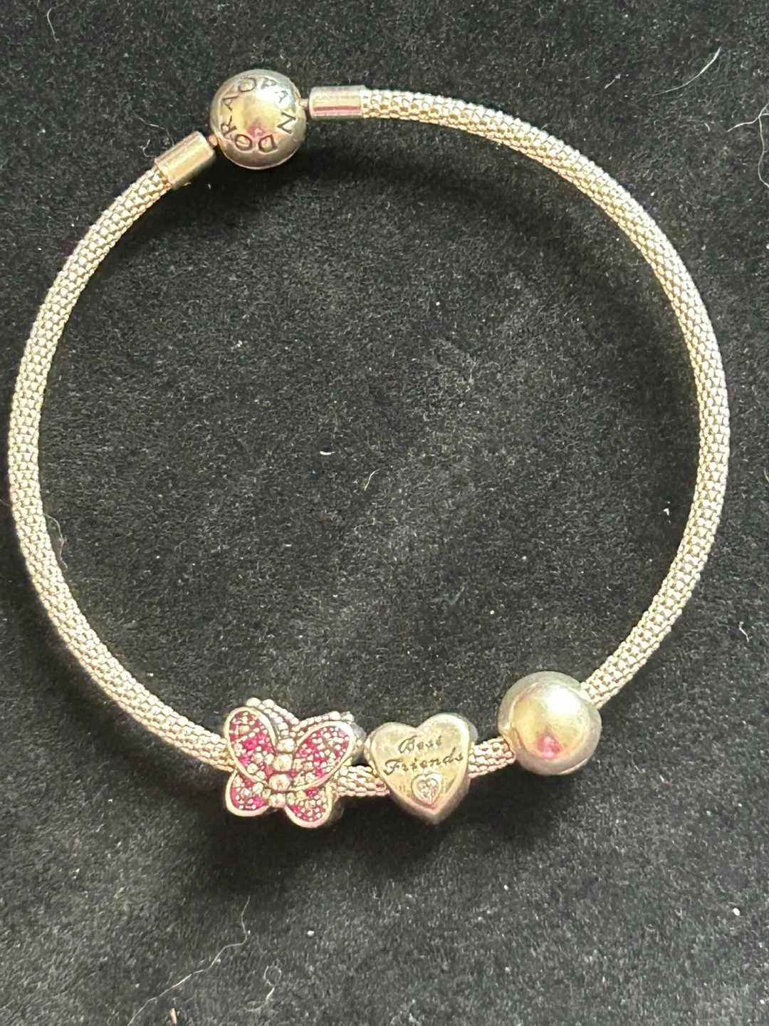 Authentic Pandora Bracelet Set – Retired Charms – Excellent Cond image indicator(6)