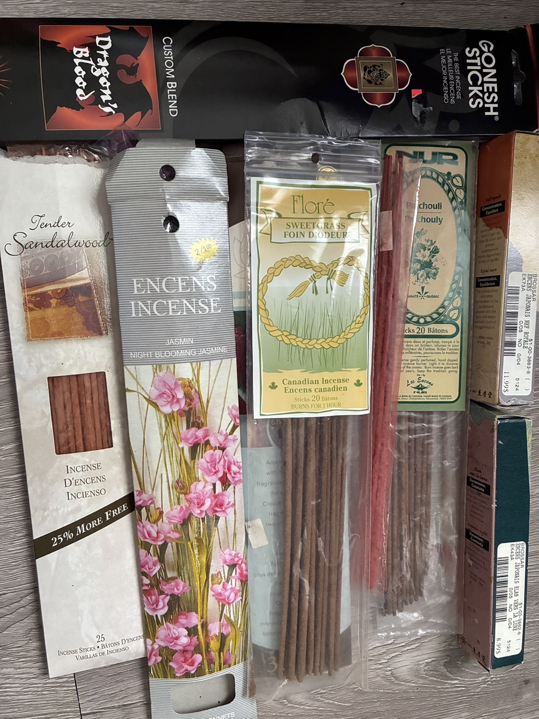 Variety Pack of Incense Sticks