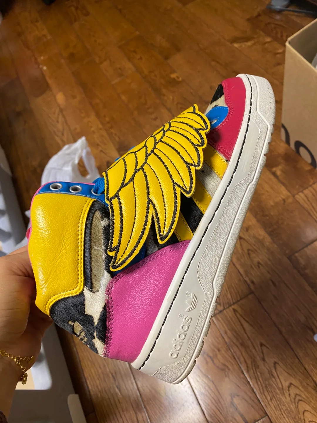Jeremy Scott x Adidas Wings High Top Sneakers image indicator(2)