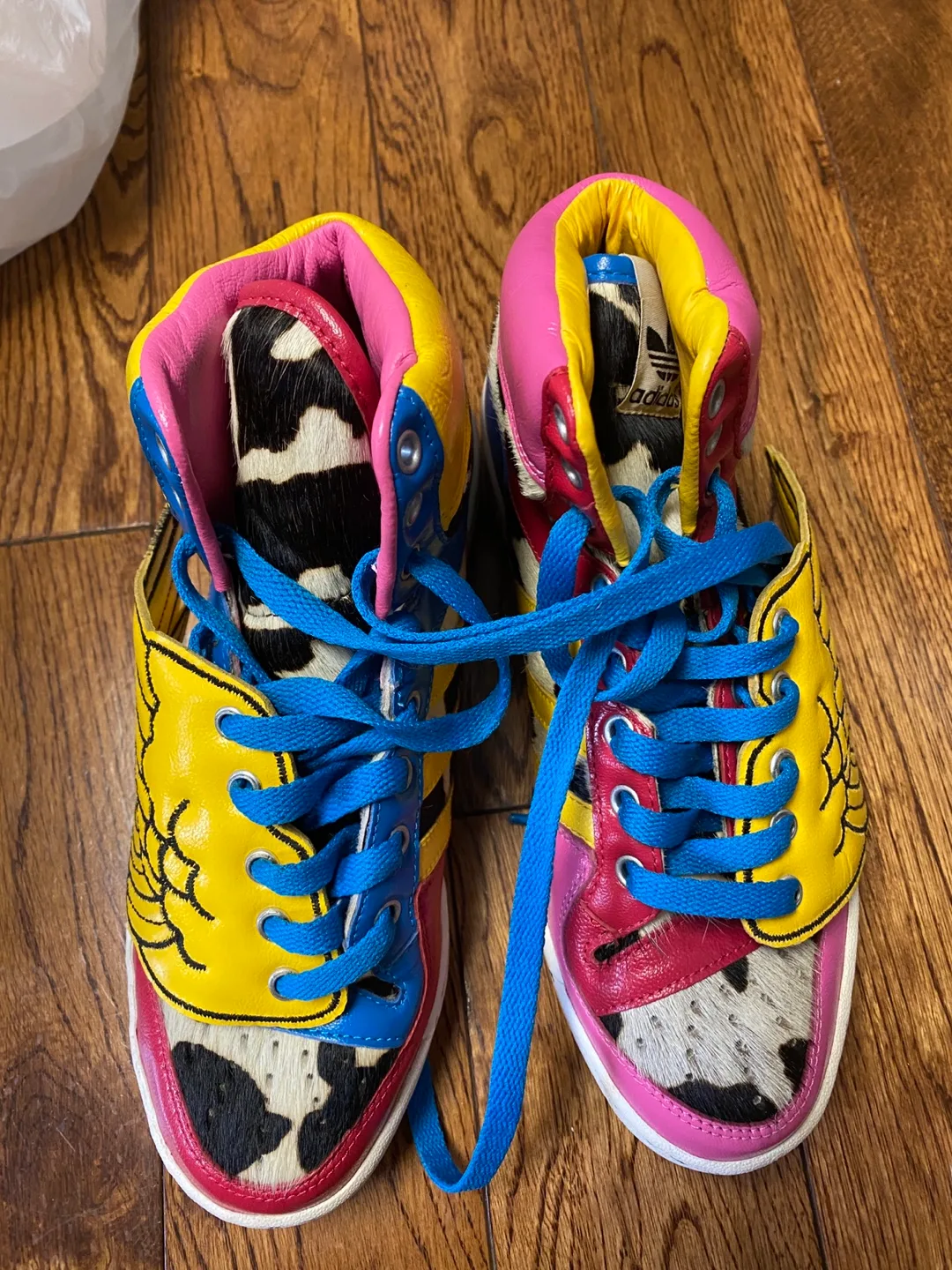 Jeremy Scott x Adidas Wings High Top Sneakers image indicator(6)