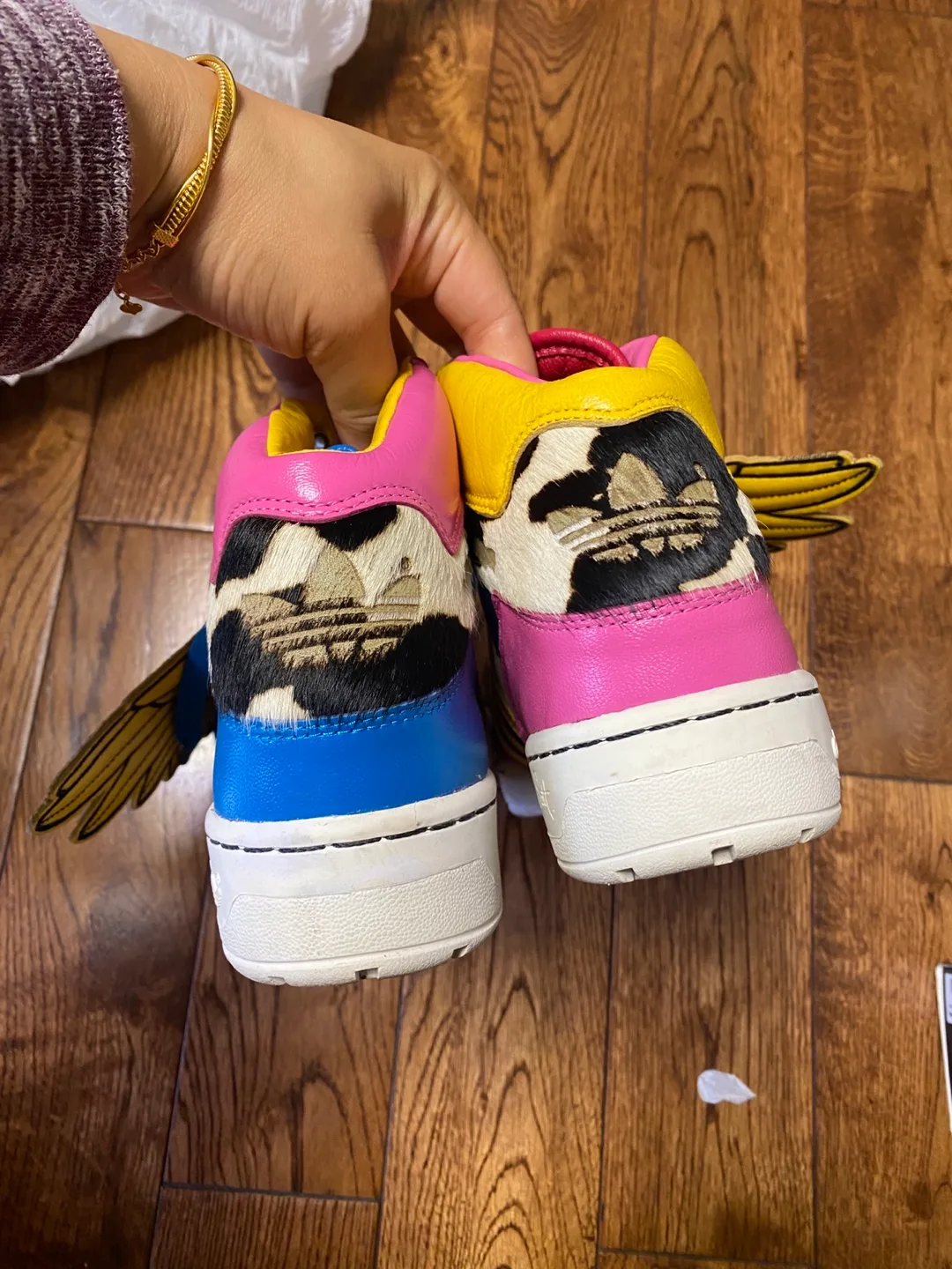 Jeremy Scott x Adidas Wings High Top Sneakers image indicator(3)