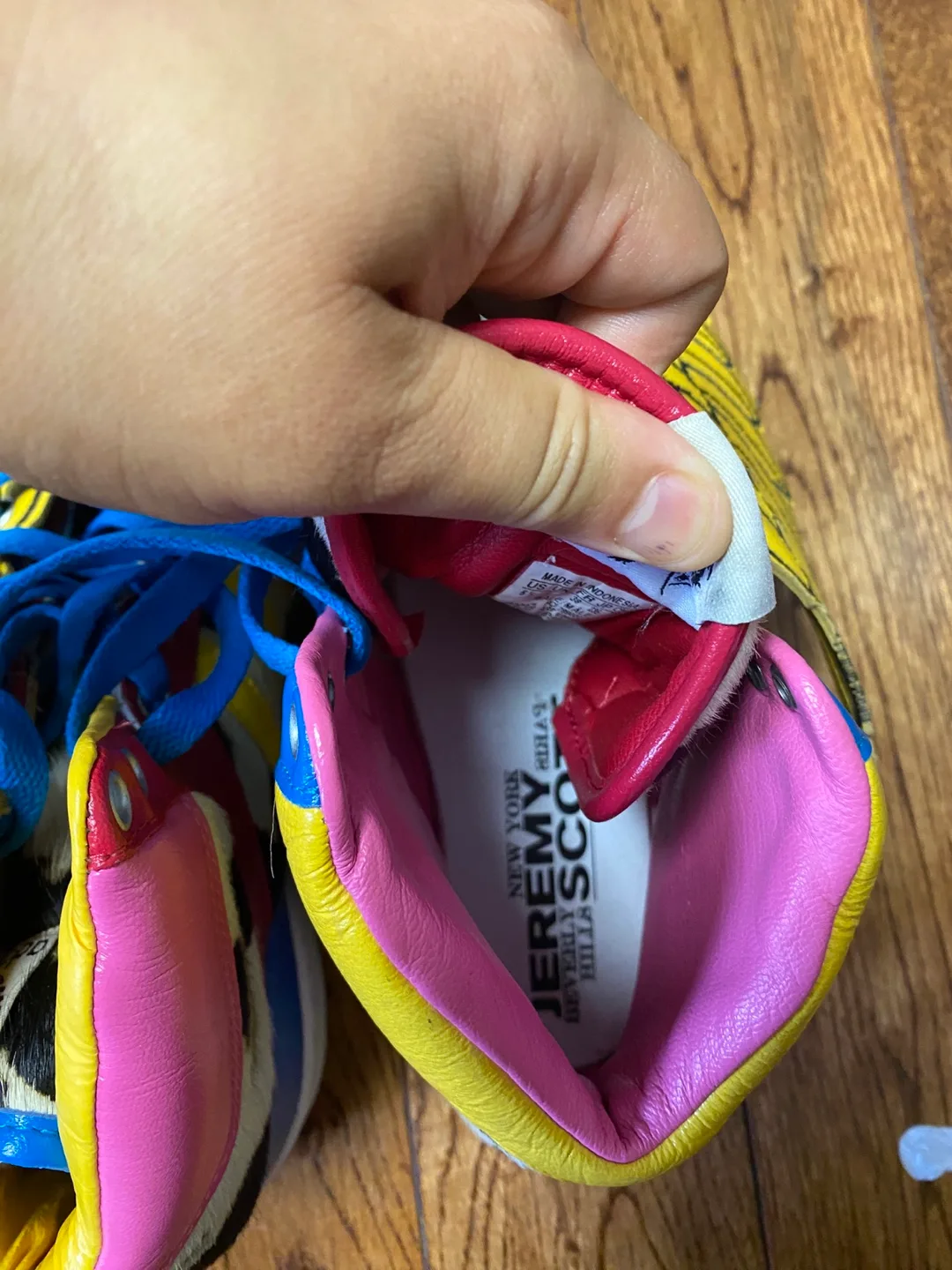 Jeremy Scott x Adidas Wings High Top Sneakers image indicator(5)