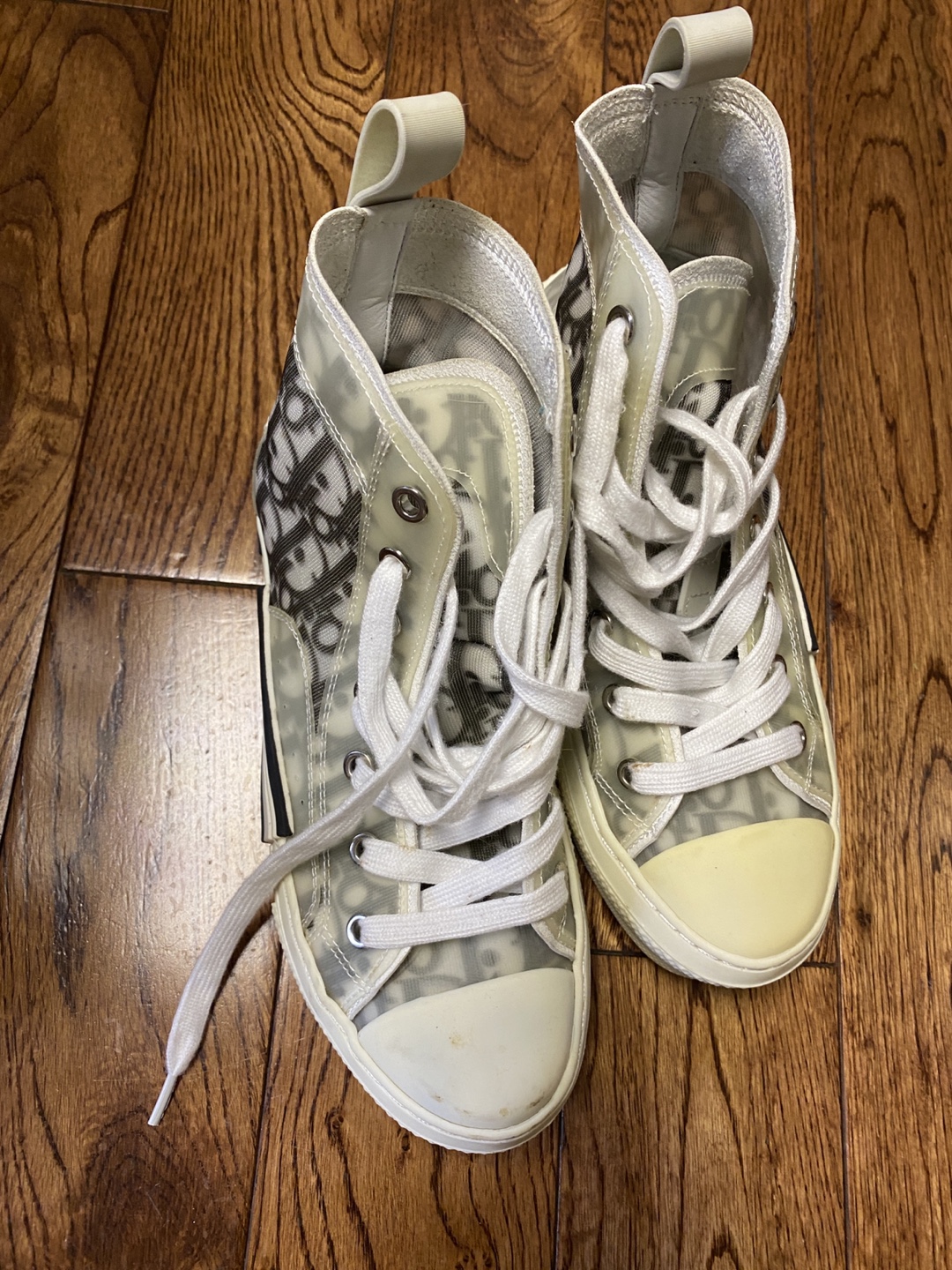 Dior Oblique Transparent High-Top Sneakers - photo 2