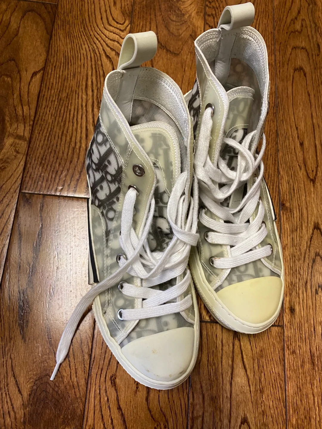 Dior Oblique Transparent High-Top Sneakers image indicator(2)