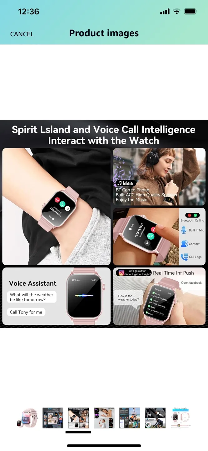 Smartwatch with 1.95" HD AMOLED Display image indicator(4)