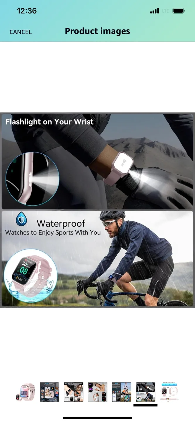 Smartwatch with 1.95" HD AMOLED Display image indicator(7)