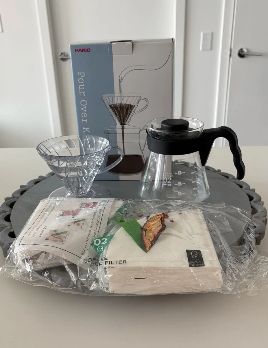 Hario V60 Pour Over Coffee Kit thumbnail