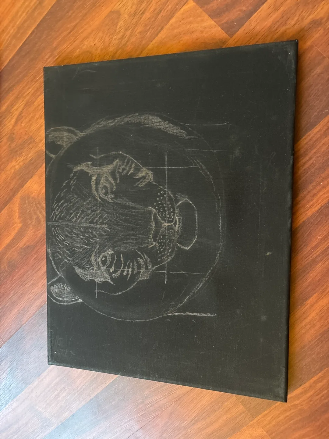 Two black canvases #freecycle image indicator(2)