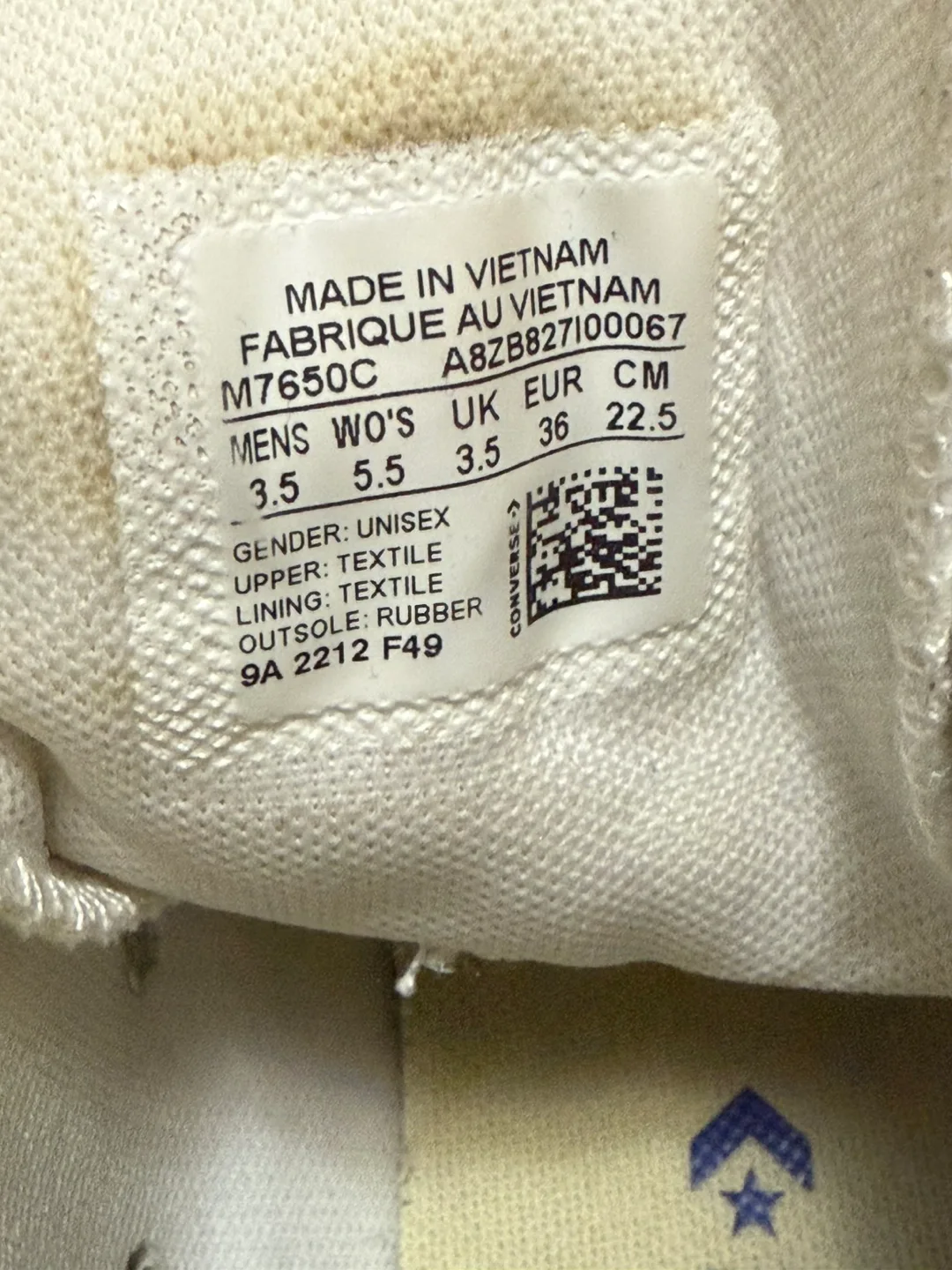 Converse All Star High Top Sneakers - White - Size 5.5 Women's image indicator(4)