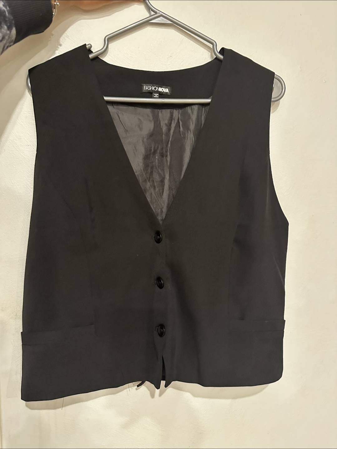 Fashion Nova Black Vest