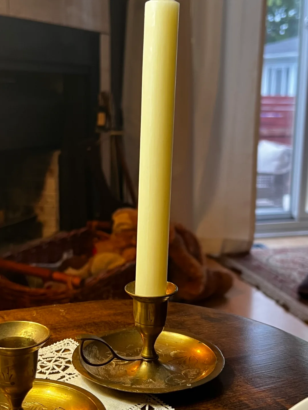 Vintage Brass Candle Holders (Set of 2) image indicator(4)