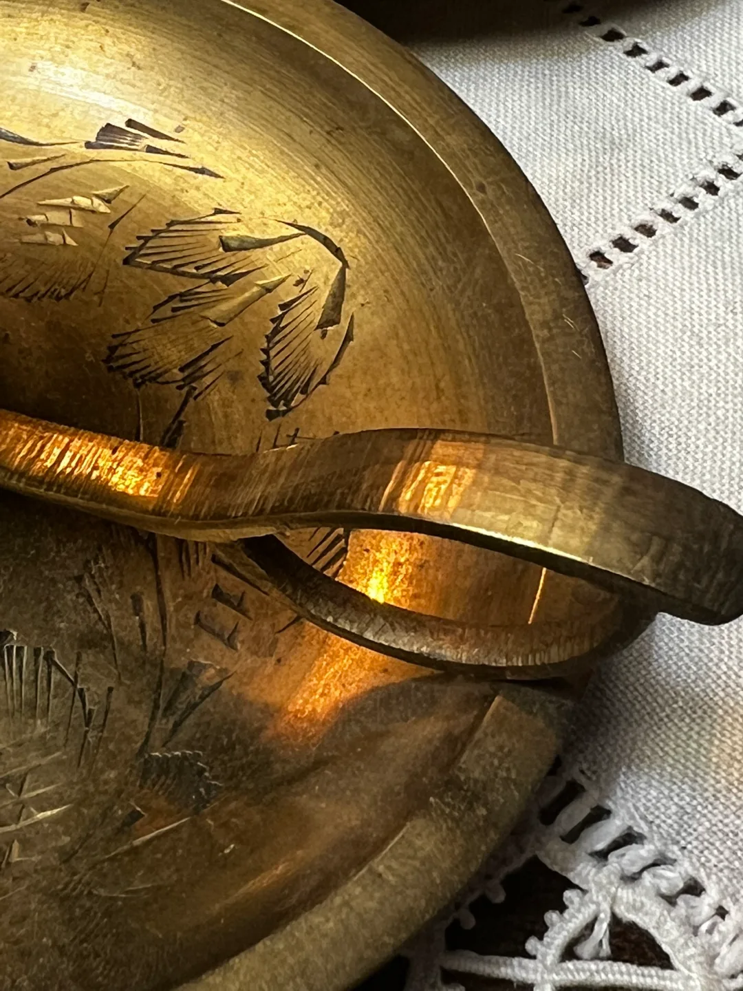 Vintage Brass Candle Holders (Set of 2) image indicator(3)