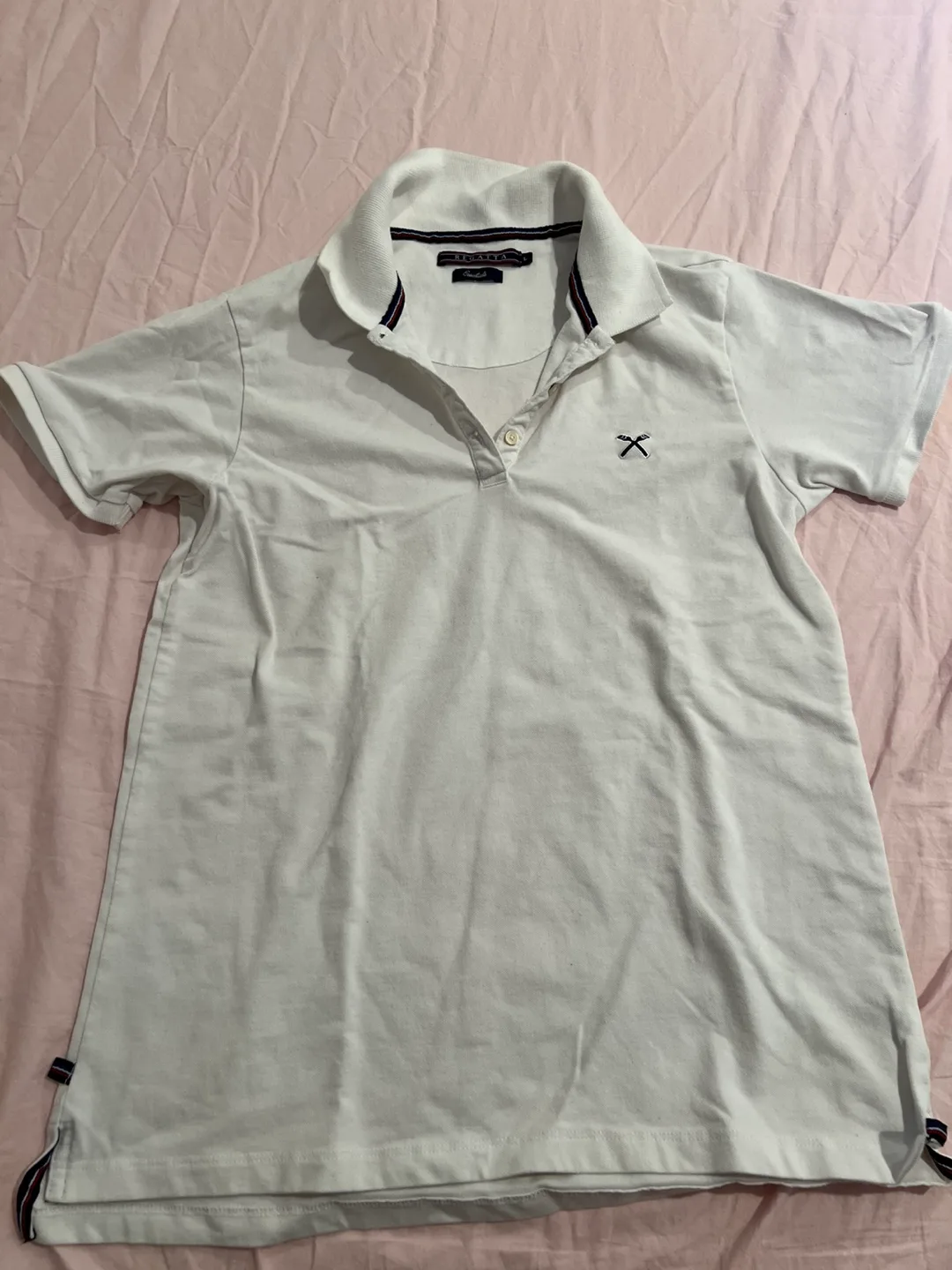 Regatta Essentials White Polo Shirt - Size Large thumbnail