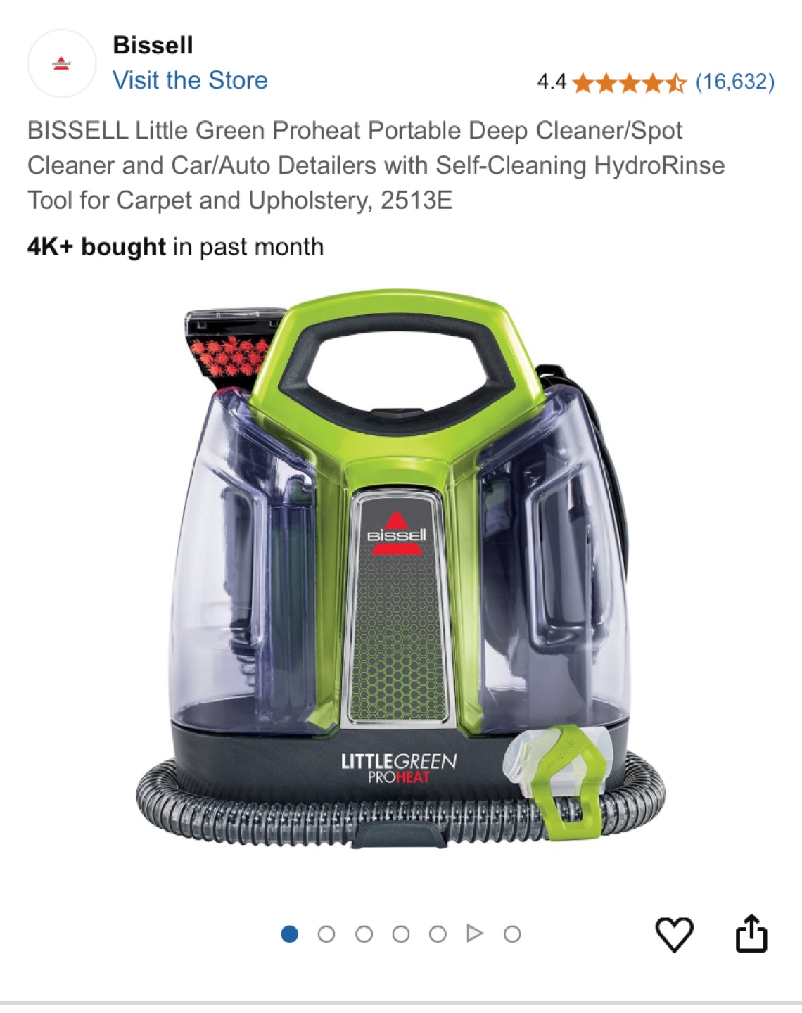 BISSELL Little Green ProHeat Portable Deep Cleaner