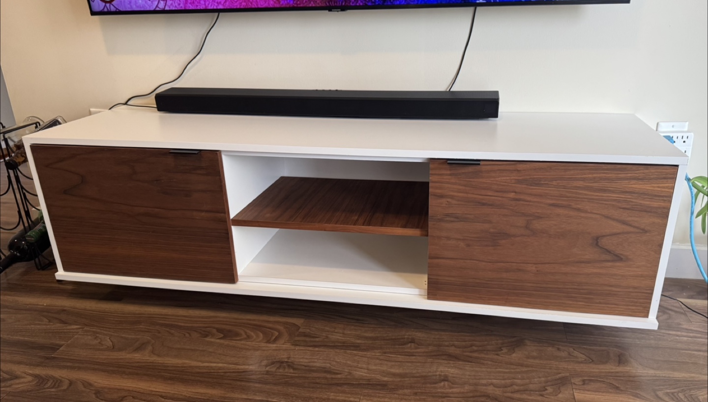 Mid-Century Modern Floating TV Stand