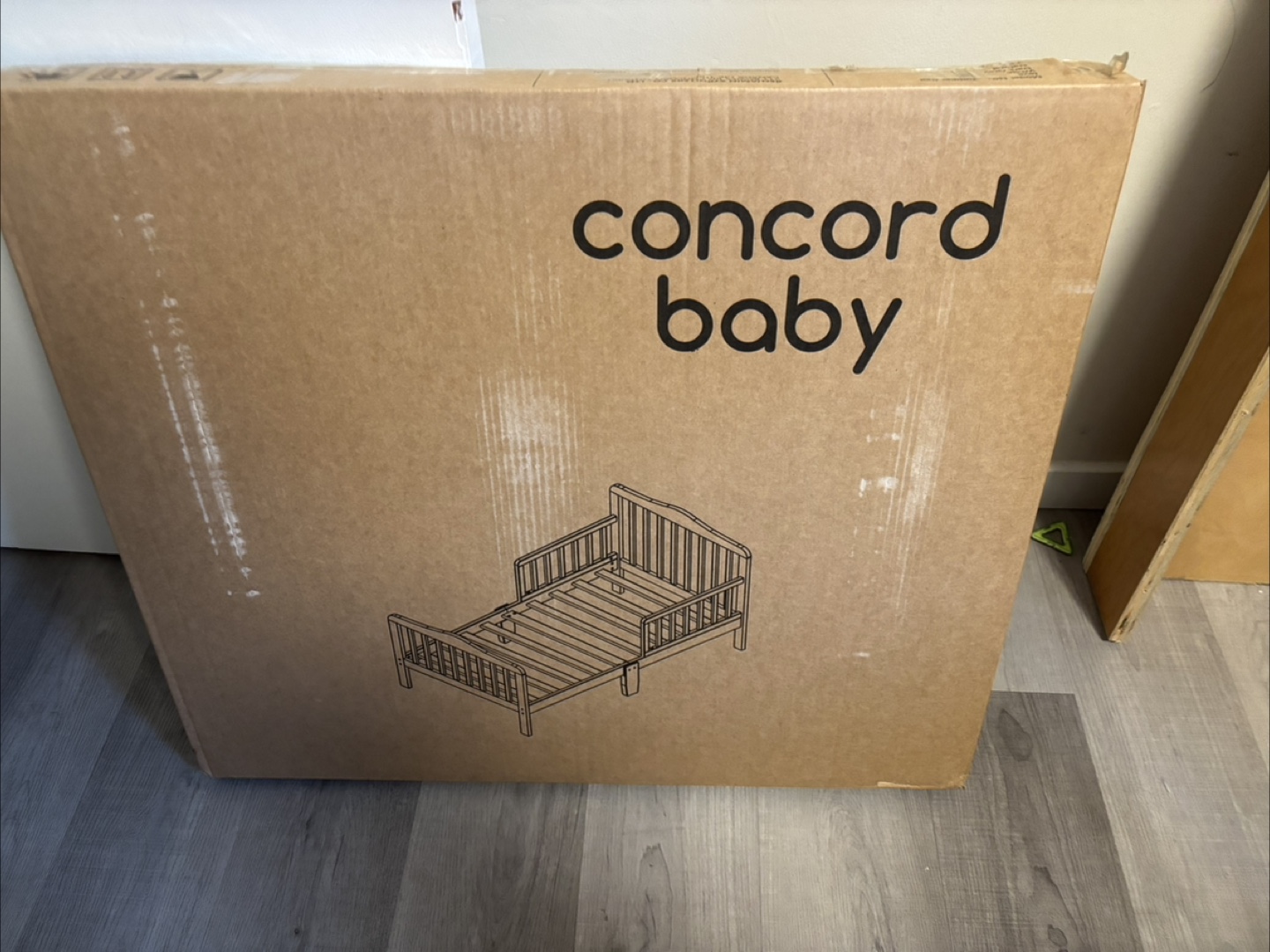 New Concord Baby Toddler Bed and mattress