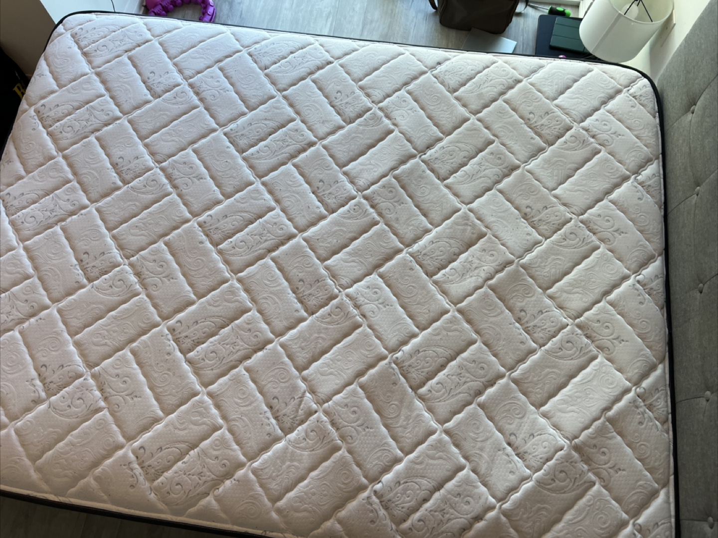 Queen Bed Set – Frame, Box Spring, Mattress | Moving Sale - photo 3