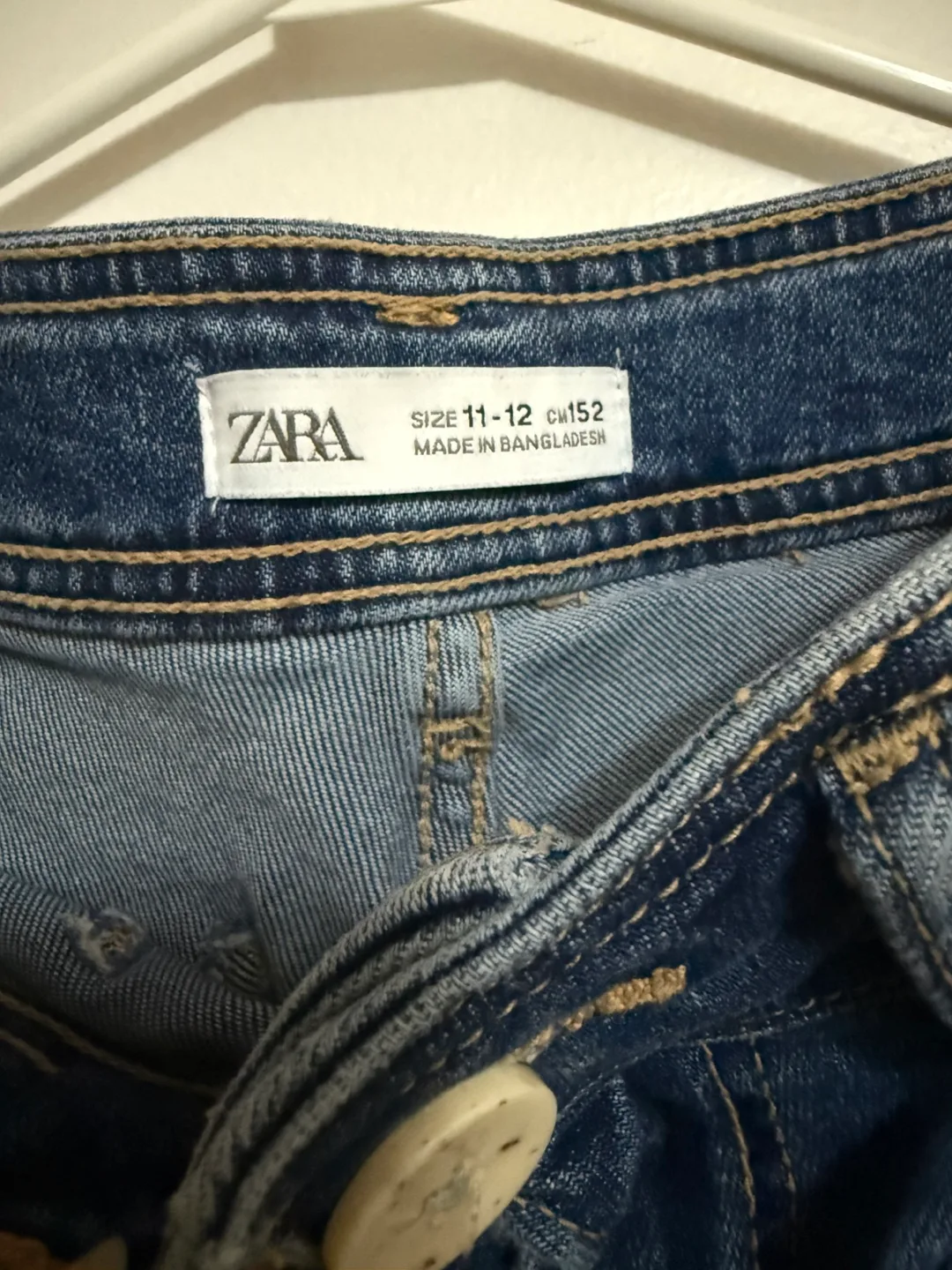 Zara Girls' Wide Leg Jeans Size 11-12 image indicator(2)