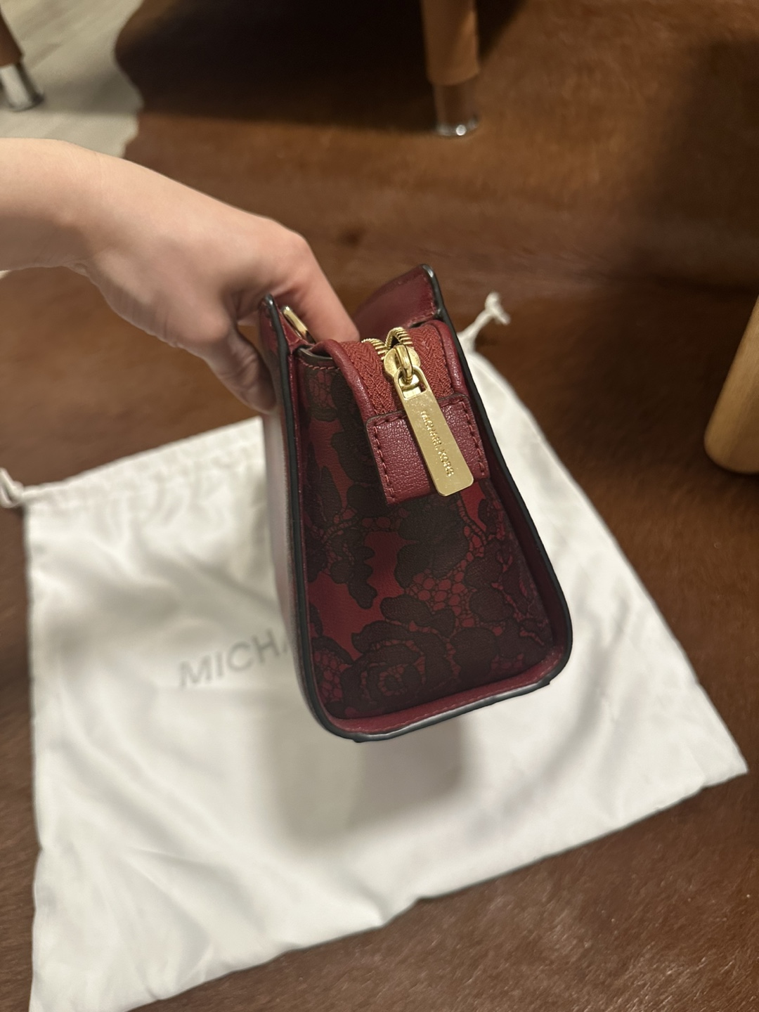 Michael Kors Red Lace Crossbody Bag - photo 3
