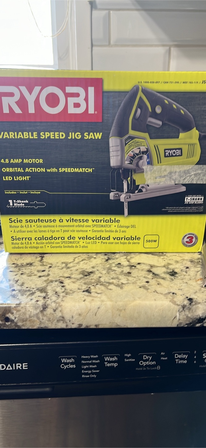 RYOBI Variable Speed Jig Saw & iit Wet Sandpaper Set - photo 4
