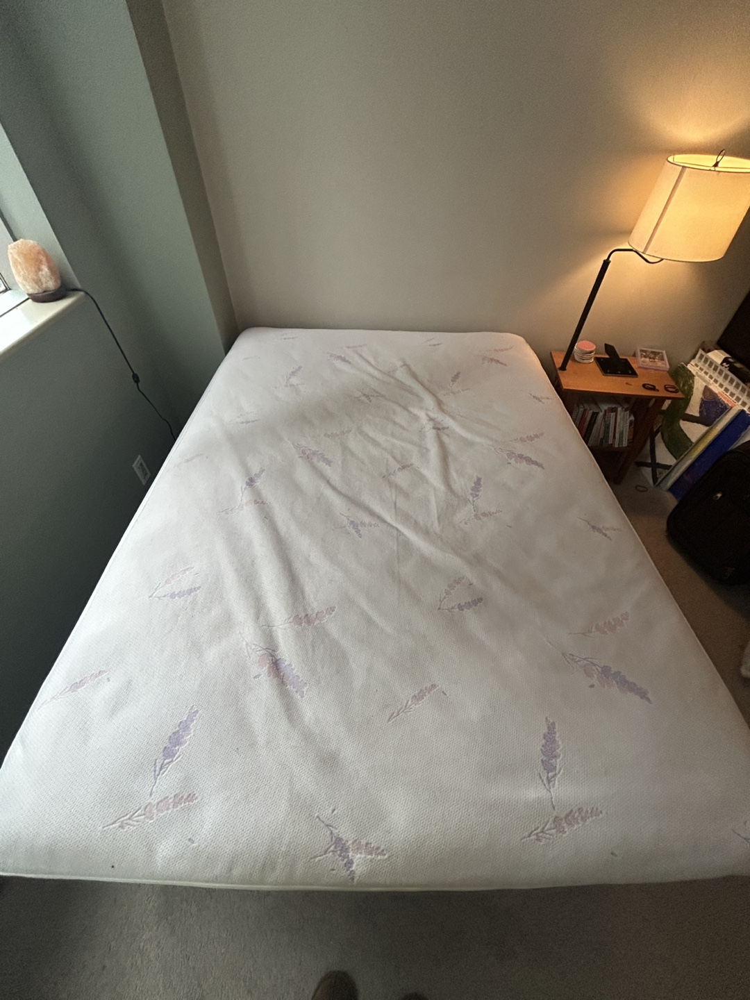 Mattress, Box Spring Set, and metal bed frame - photo 2