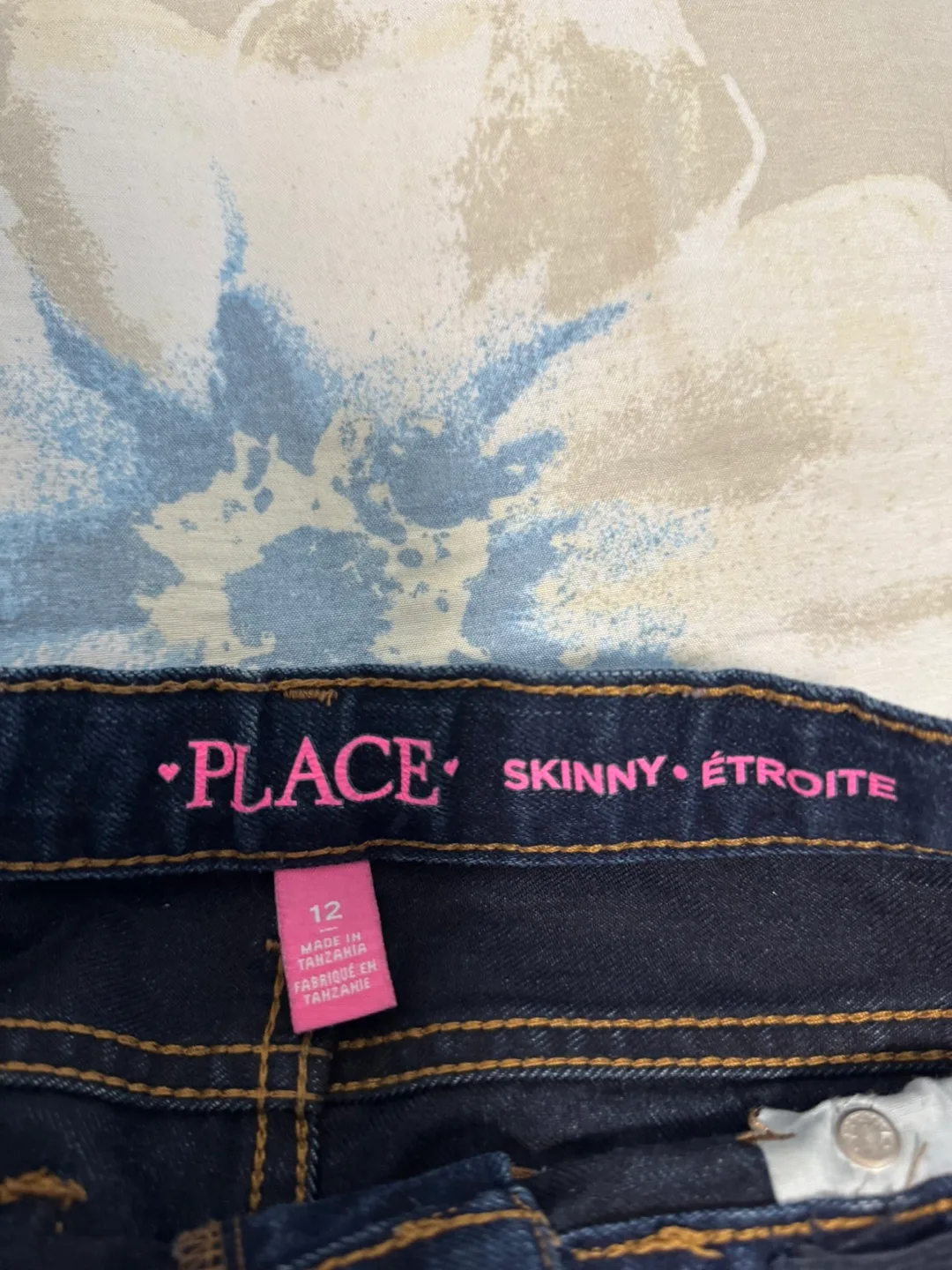 3 Pairs Girls' Place Jeans Size 12 image indicator(5)