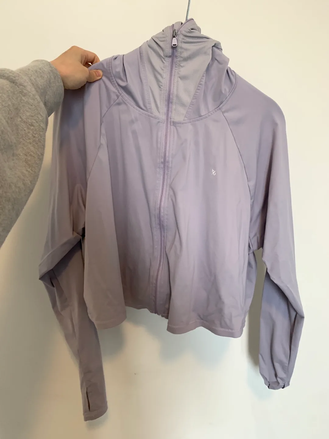 Purple Zip-Up Hoodie sun protective clothing thumbnail