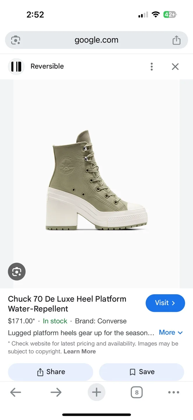 Converse Chuck heels Boots - size 7.5 image indicator(2)