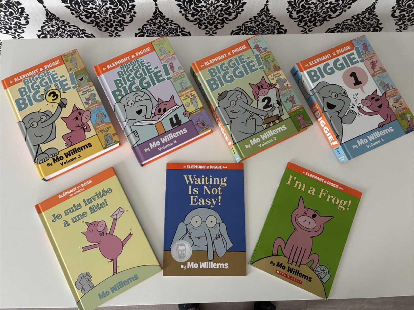 Lot of 7 Elephant & Piggie Books by Mo Willems